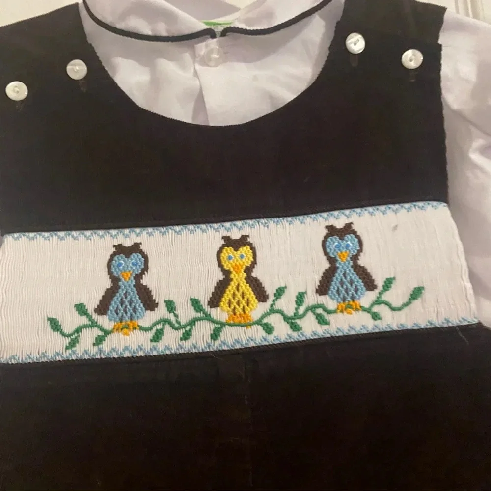Be Mine Smocked Owl Outfit